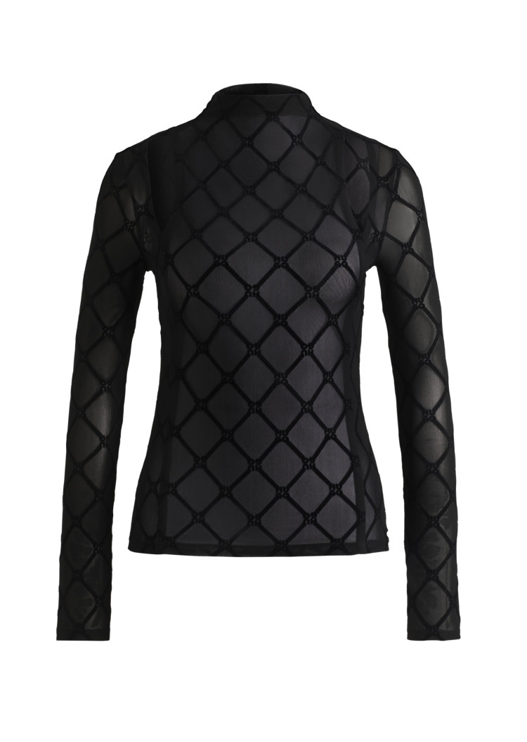 Водолазка Slim fit для женщин (477448), цвет Черный - №1