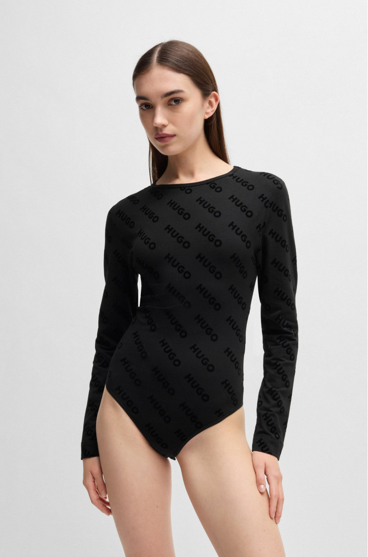 Боді Slim fit для жінок (477452), колір Чорний - №2