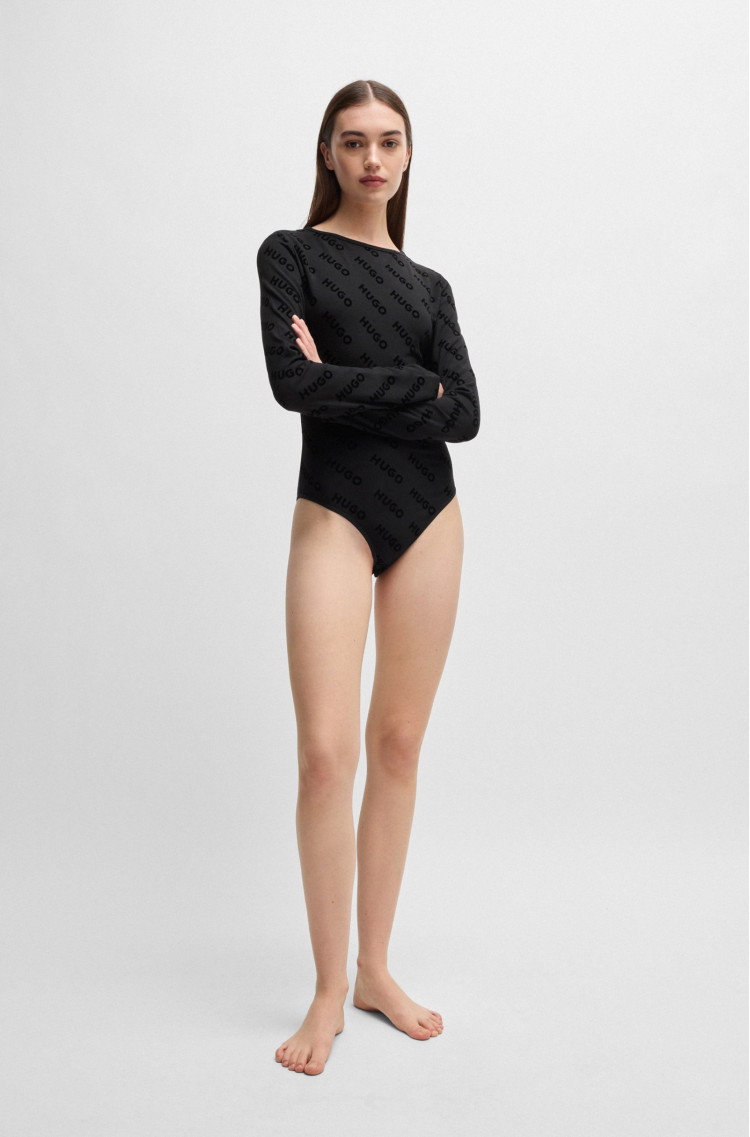Боді Slim fit для жінок (477452), колір Чорний - №3