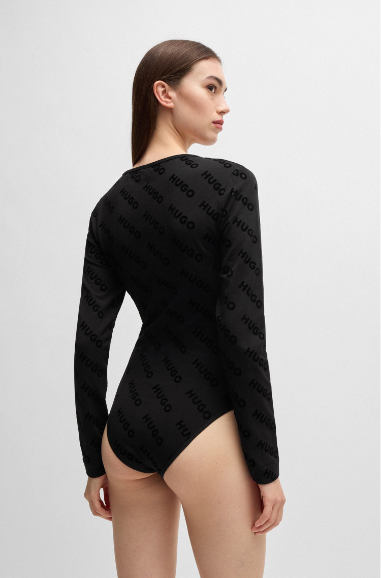 Боді Slim fit для жінок (477452), колір Чорний - №4