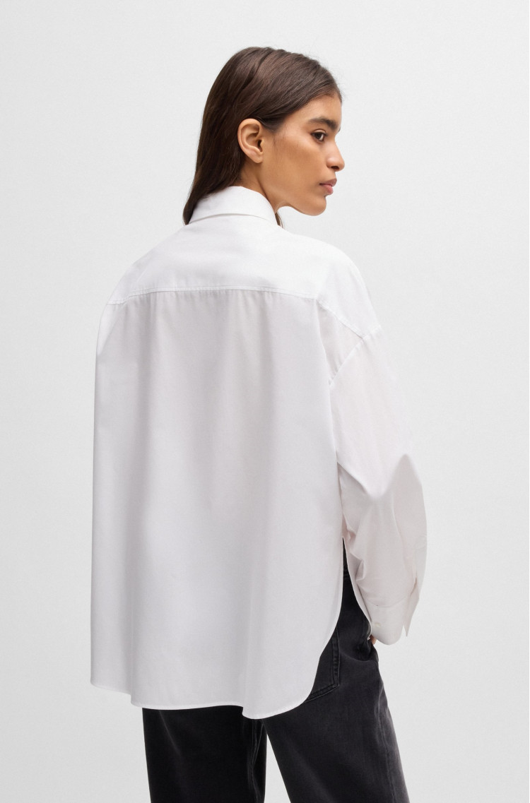Рубашка с длинным рукавом Relaxed fit для женщин (477454), цвет Белый - №4