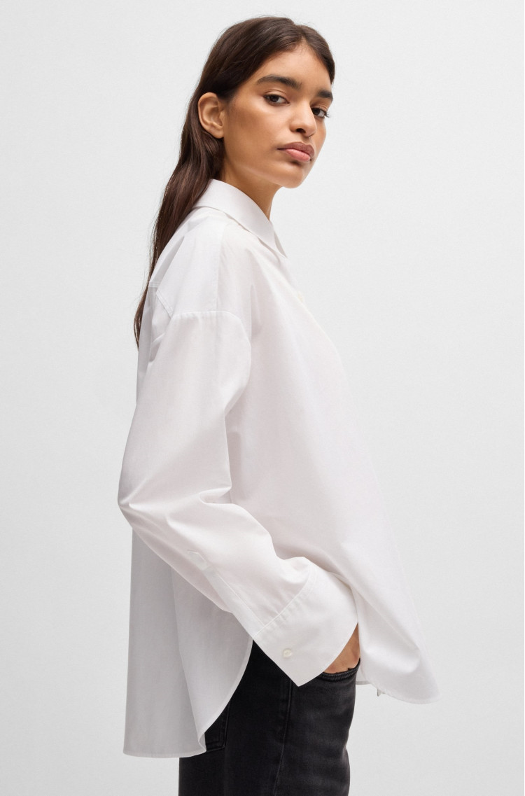 Рубашка с длинным рукавом Relaxed fit для женщин (477454), цвет Белый - №5