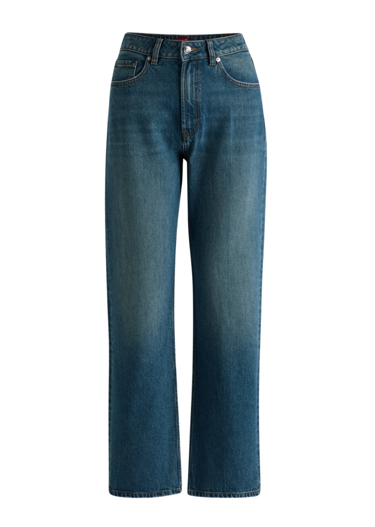 Джинсы Relaxed Relaxed fit Средняя для женщин (477459), цвет Синий - №1