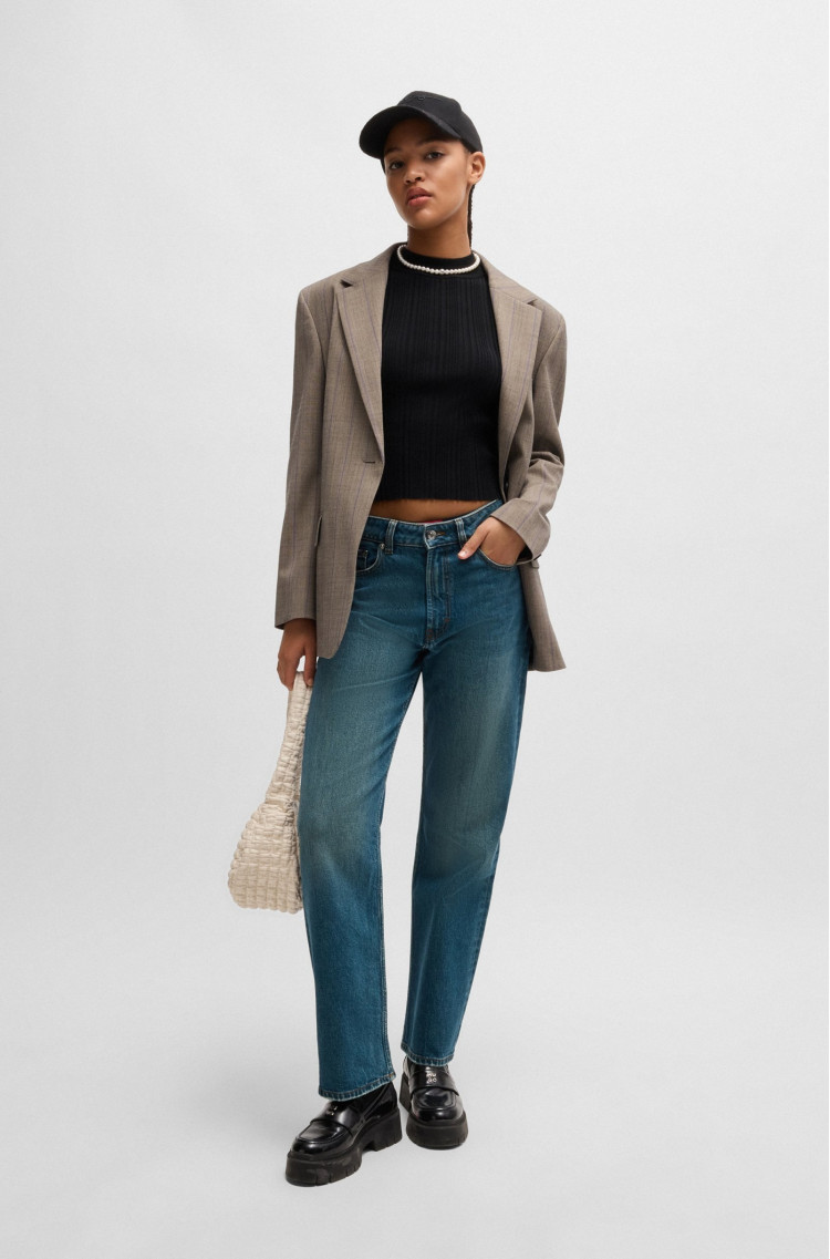 Джинсы Relaxed Relaxed fit Средняя для женщин (477459), цвет Синий - №3