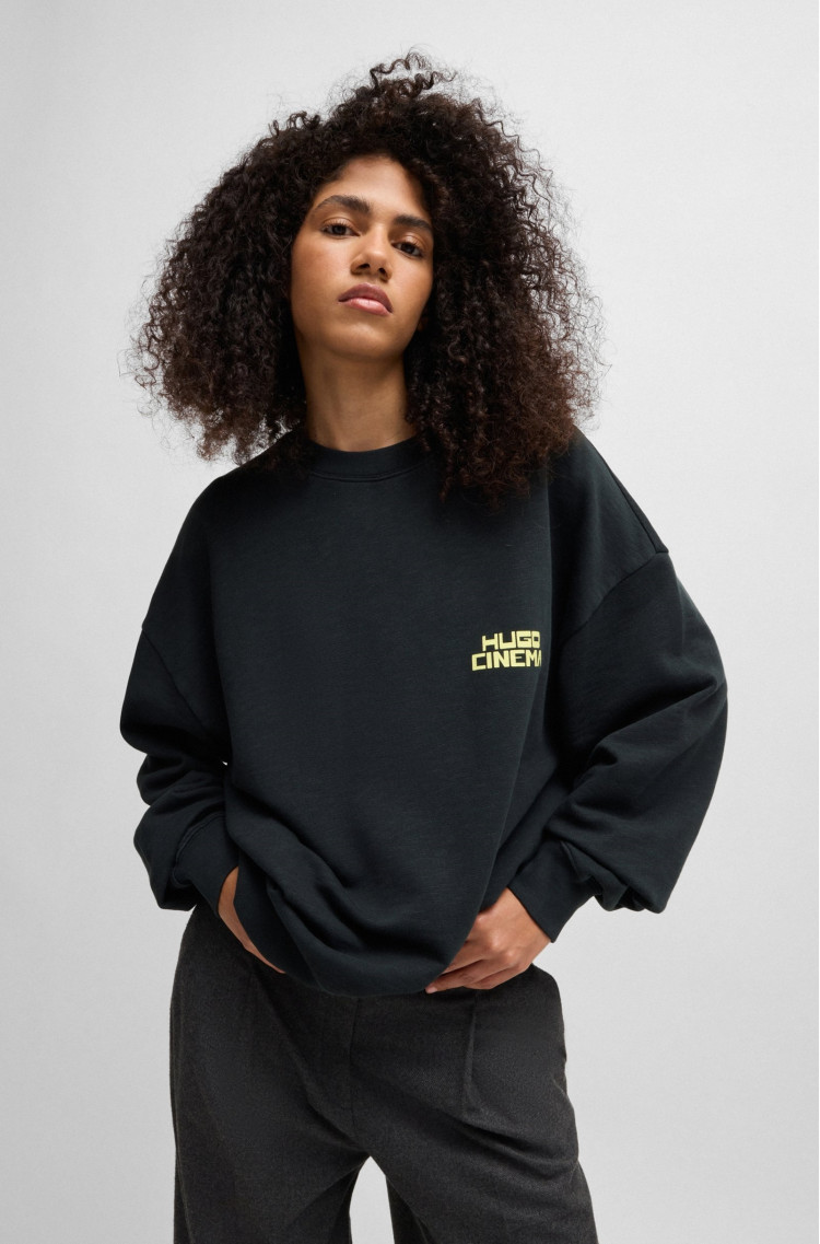 Толстовка Relaxed fit для жінок (477467), колір Чорний - №2