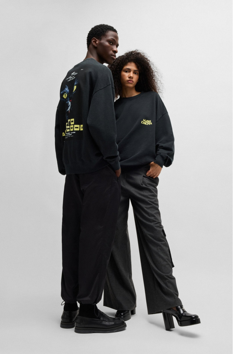 Толстовка Relaxed fit для жінок (477467), колір Чорний - №4