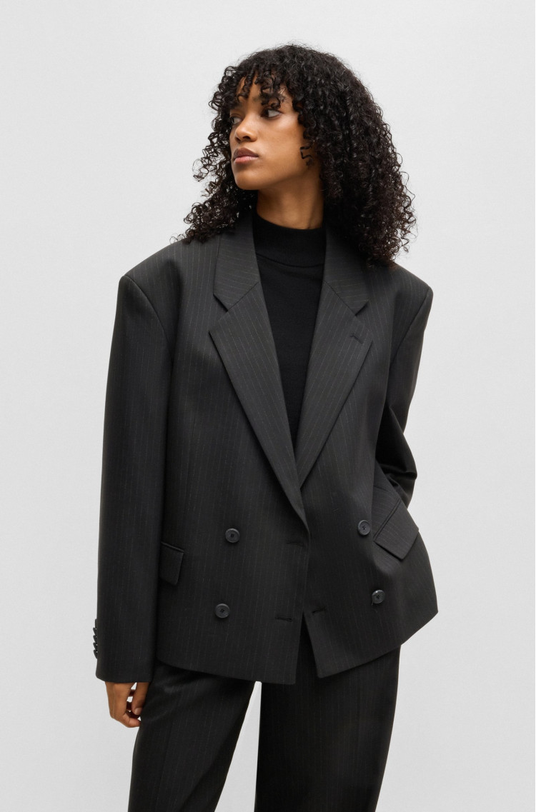 Жакет костюмный Regular fit для женщин (477469), цвет Черный - №2