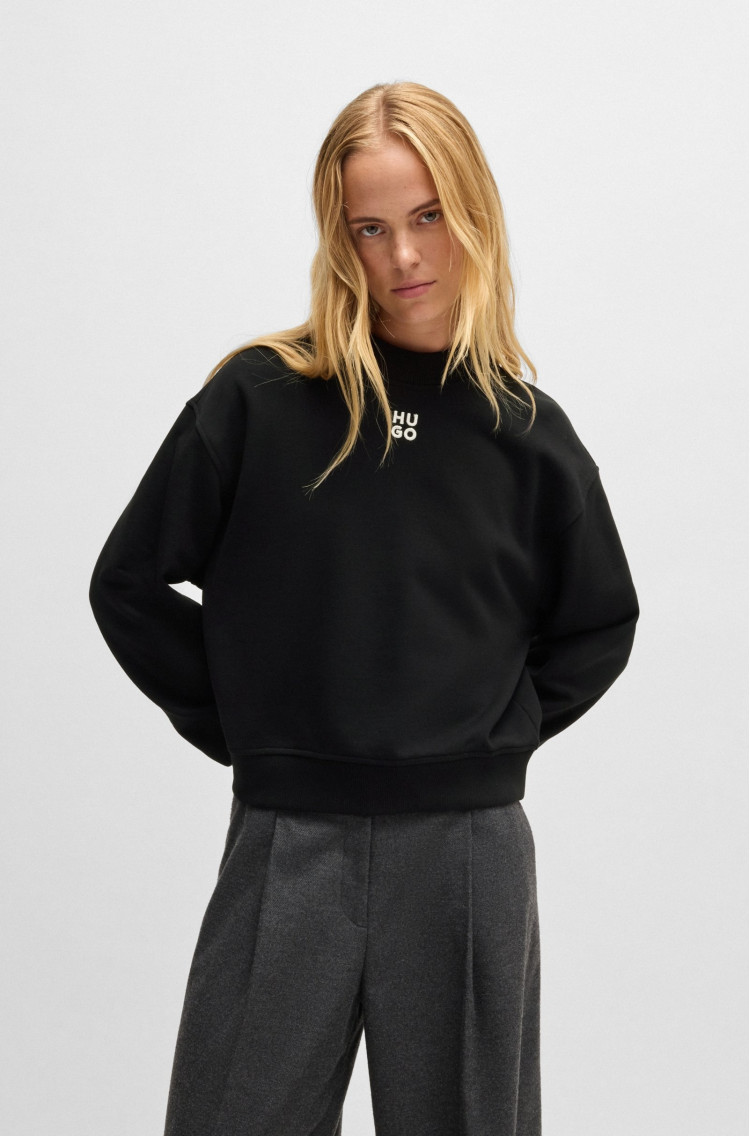 Толстовка Relaxed Fit для жінок (477470), колір Чорний - №2
