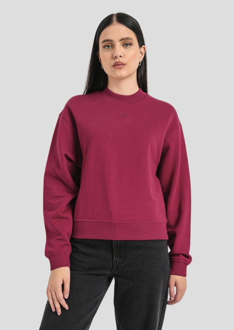 Толстовка Relaxed Fit для жінок (477471), колір Бордовий - №2