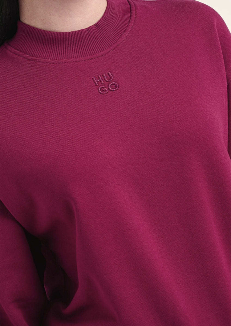 Толстовка Relaxed Fit для жінок (477471), колір Бордовий - №4