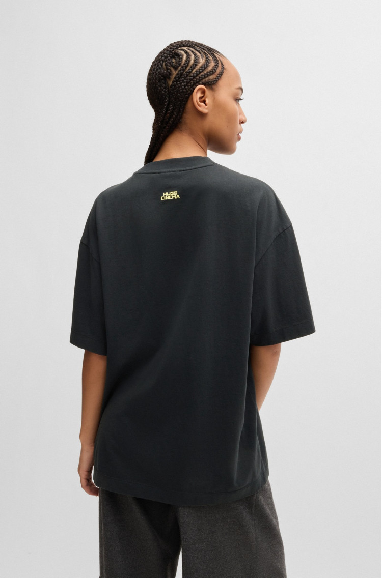 Футболка Relaxed fit для жінок (477487), колір Чорний - №4