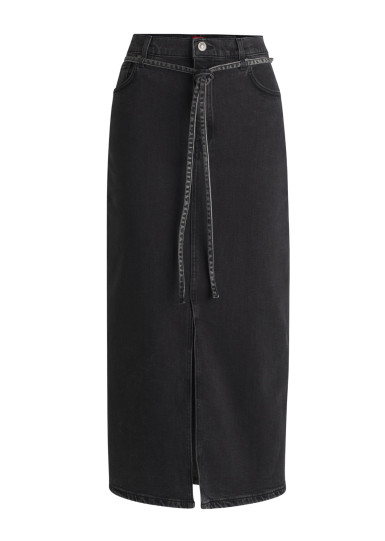 Спідниця максі Slim Fit: приталений силует, але не надто вузький.