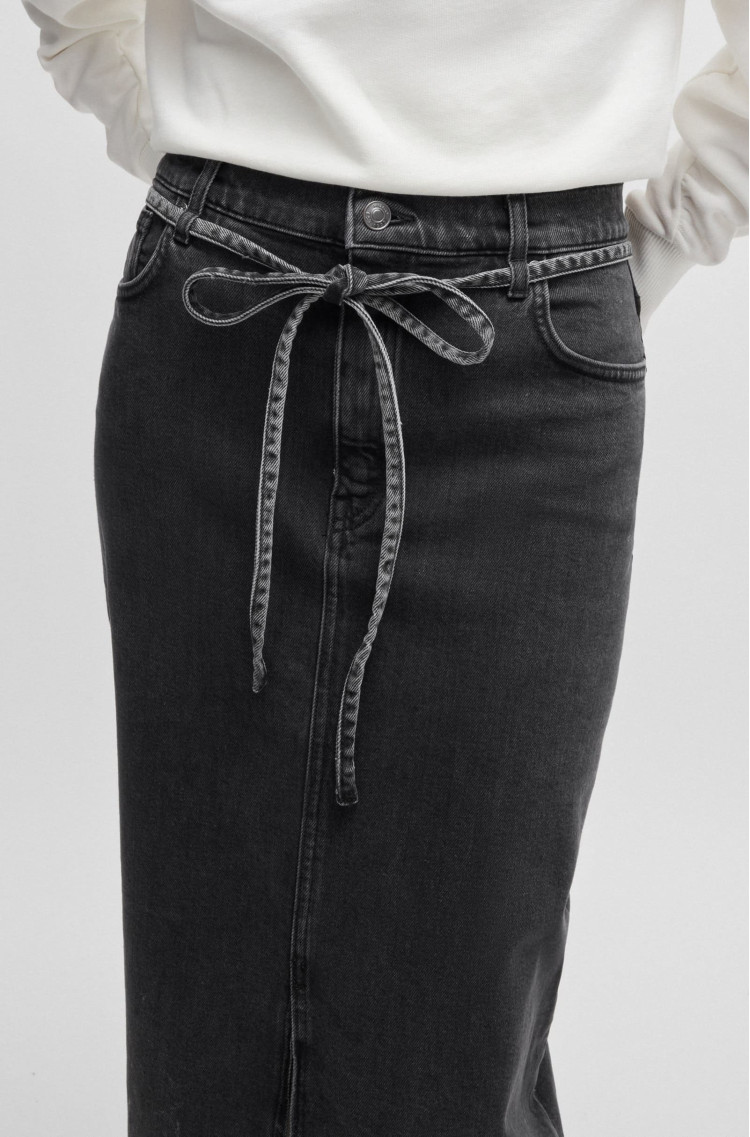 Юбка макси Slim Fit для женщин (477489), цвет Серый - №5