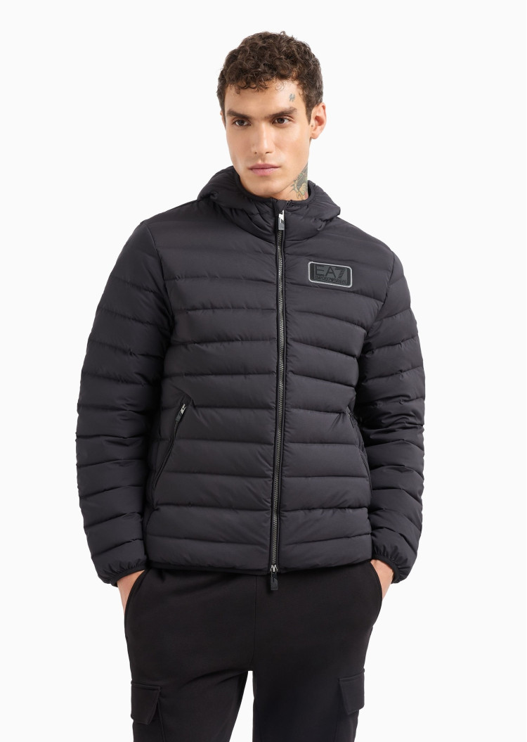Пуховик Regular Fit для чоловіків (477493), колір Чорний - №2