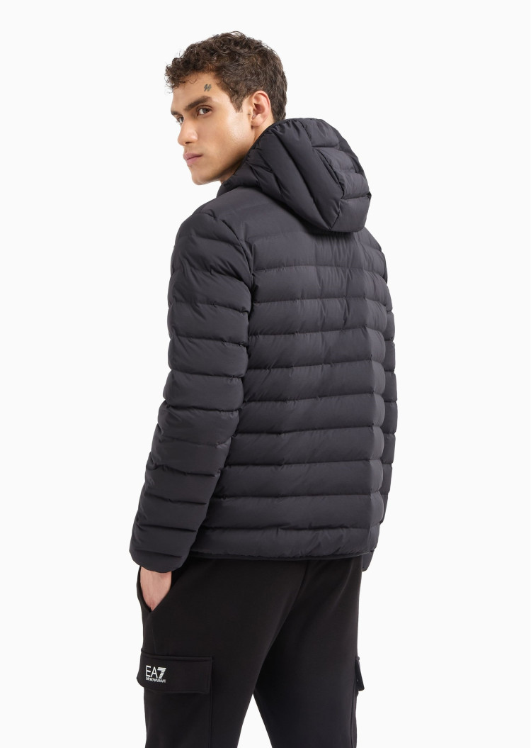 Пуховик Regular Fit для чоловіків (477493), колір Чорний - №4