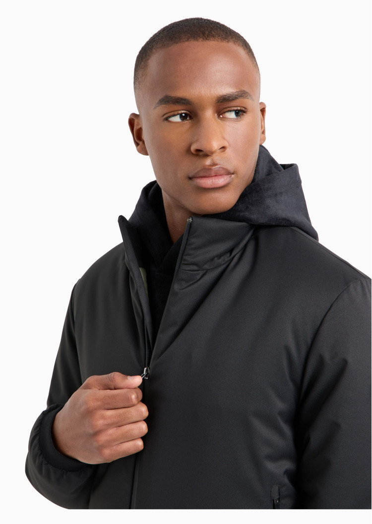 Куртка Slim fit для чоловіків (477494), колір Чорний - №5