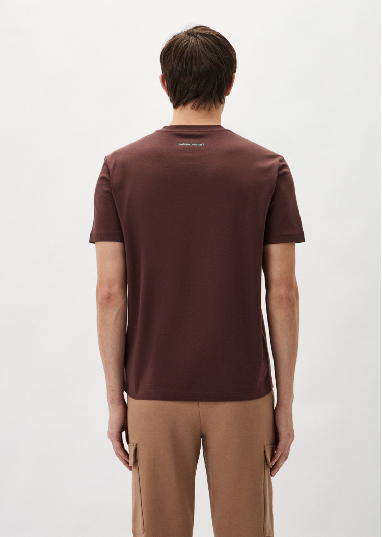 Футболка Regular fit для мужчин (477506), цвет Коричневый - №4