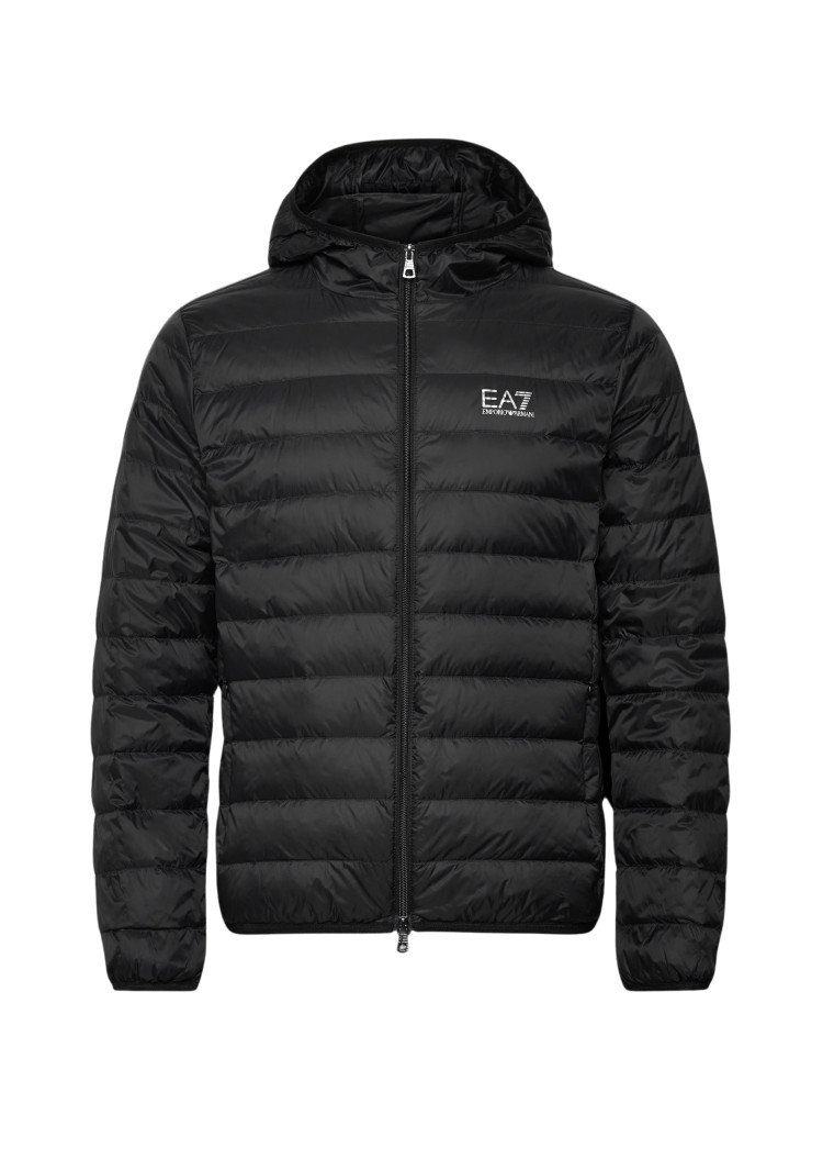 Пуховик тонкий Slim fit для чоловіків (477513), колір Чорний - №1