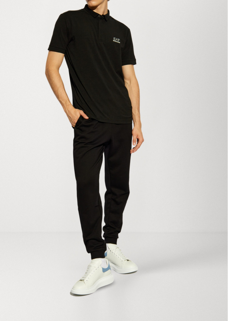 Спортивные брюки Slim fit Высокая для мужчин (477515), цвет Черный - №3