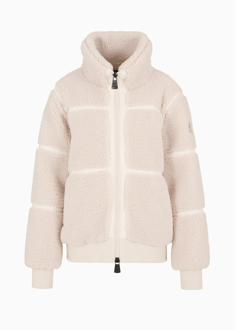 Шуба Regular fit для жінок (477525), колір Бежевий - №1