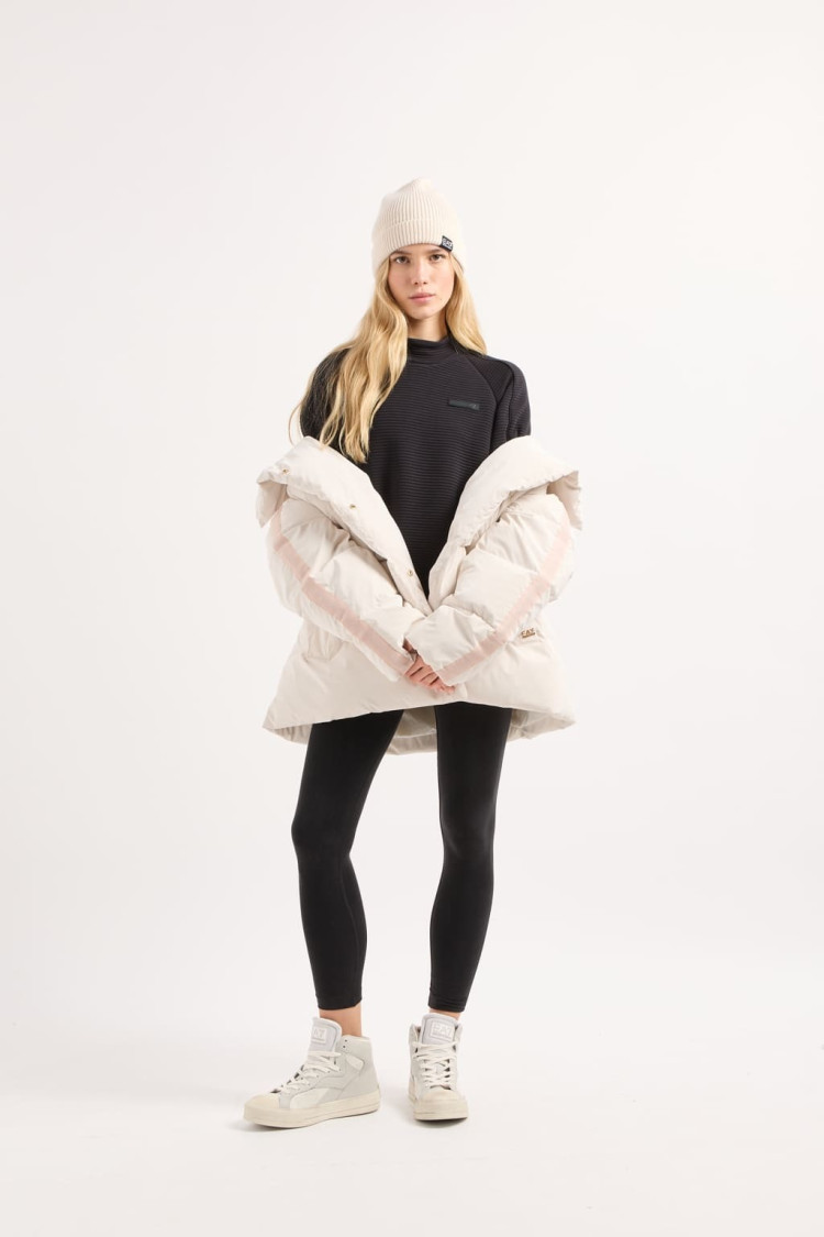 Куртка зимняя Relaxed Fit для женщин (477529), цвет Молочный - №3