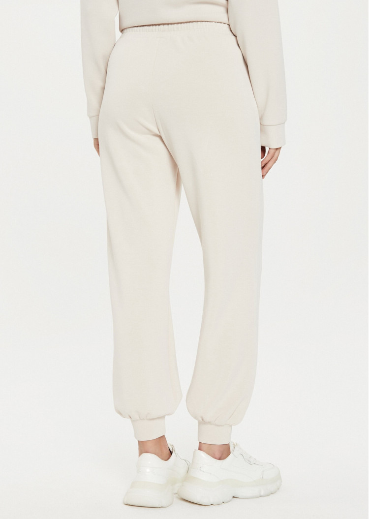 Спортивные брюки Regular fit Высокая для женщин (477540), цвет Молочный - №4