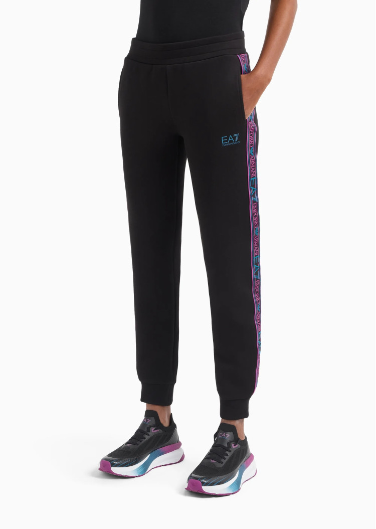 Спортивные брюки Slim fit Средняя для женщин (477543), цвет Черный - №2