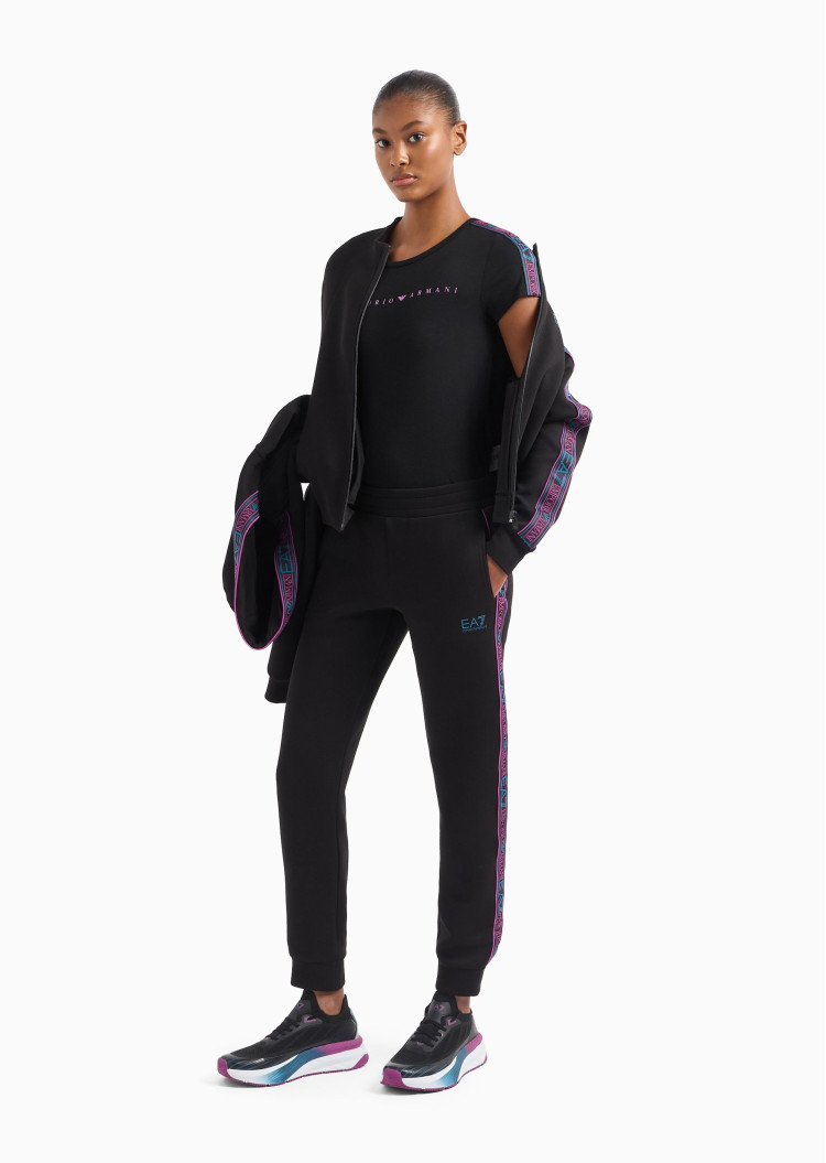 Спортивные брюки Slim fit Средняя для женщин (477543), цвет Черный - №3