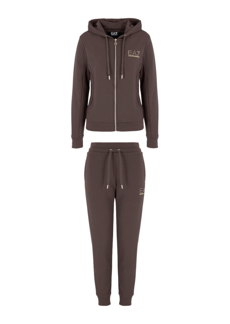 Спортивний костюм Slim fit для жінок (477550), колір Коричневий - №1
