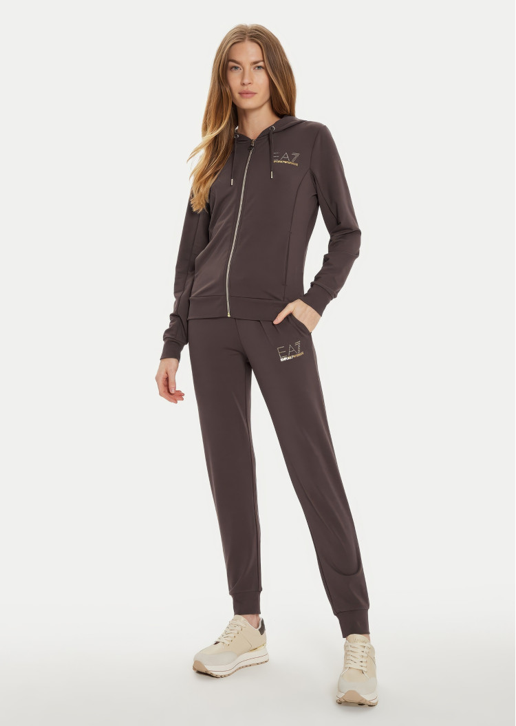 Спортивний костюм Slim fit для жінок (477550), колір Коричневий - №2