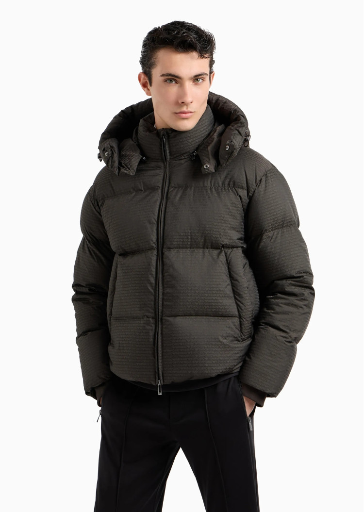 Пуховик Regular fit для чоловіків (477555), колір Оливковий - №2