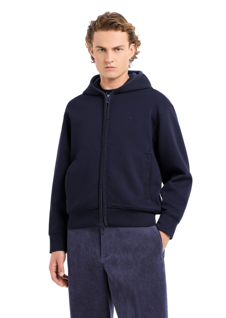 Спортивна кофта Relaxed fit для чоловіків (477560), колір Синій - №2
