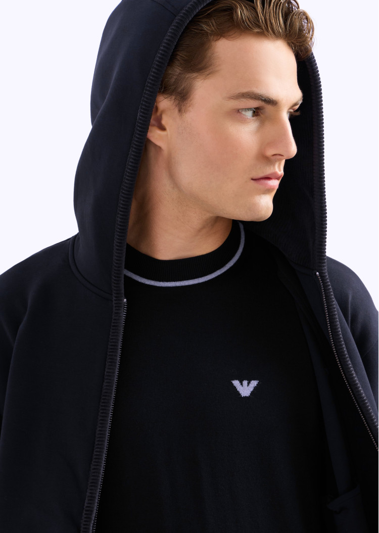 Спортивна кофта Relaxed fit для чоловіків (477560), колір Синій - №4