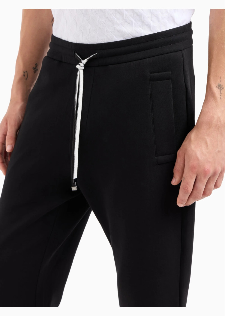 Брюки джерси Regular fit Высокая для мужчин (477561), цвет Черный - №5
