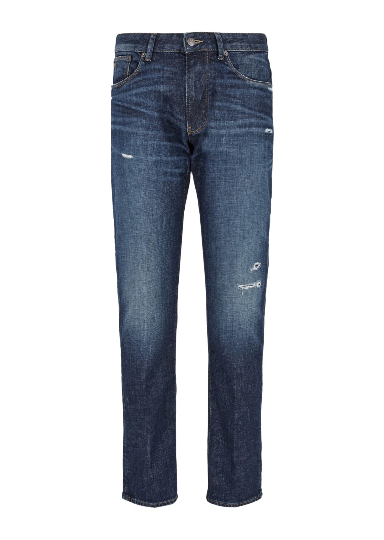 Джинсы Slim Slim fit Низкая для мужчин (477562), цвет Синий - №1