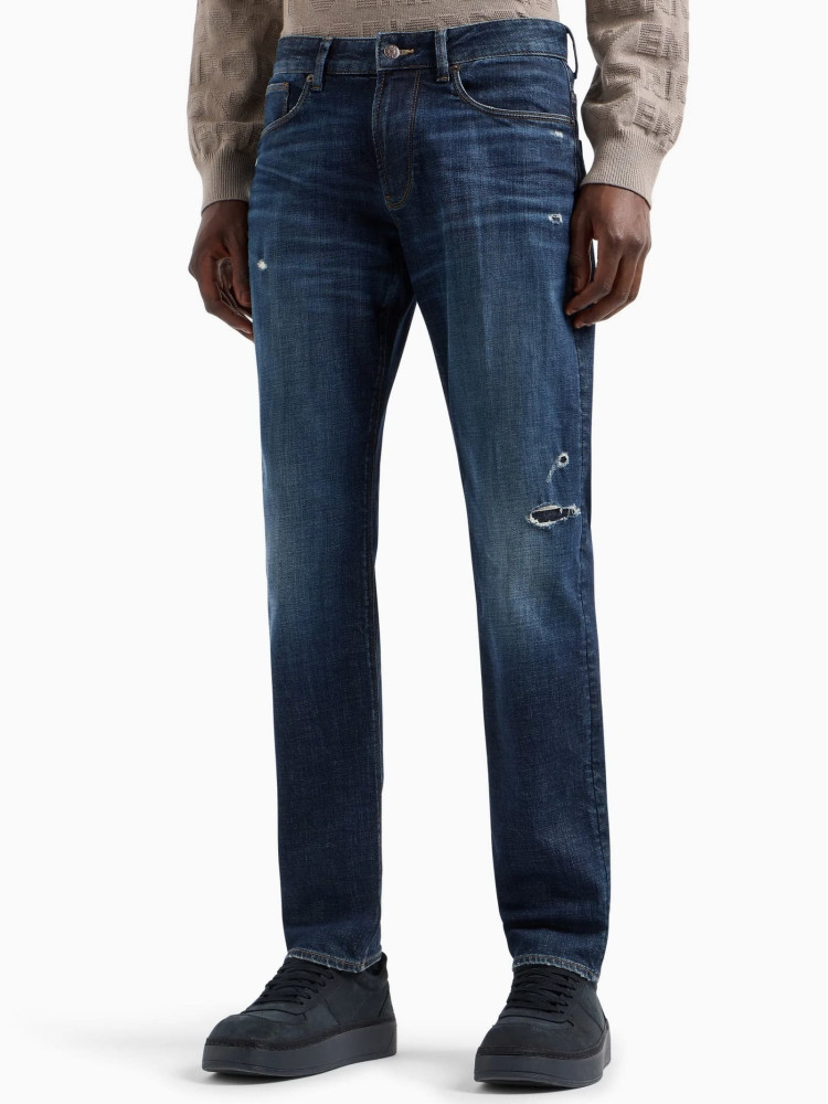 Джинсы Slim Slim Fit Низкая для мужчин (477562), цвет Синий - №2