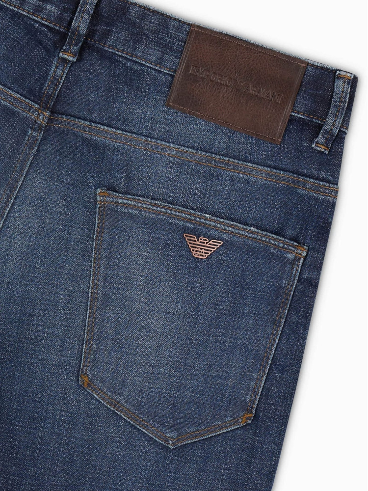 Джинсы Slim Slim Fit Низкая для мужчин (477562), цвет Синий - №5