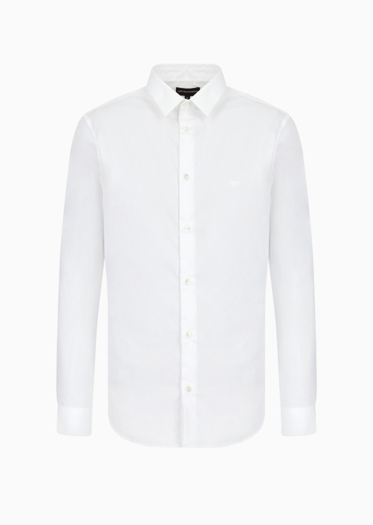 Сорочка деловая Slim fit для мужчин (477579), цвет Белый - №1