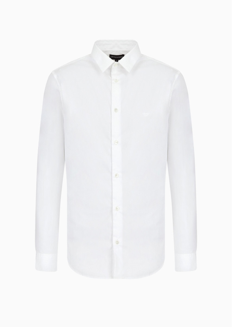 сорочка ділова Slim Fit: приталений силует, але не надто вузький.