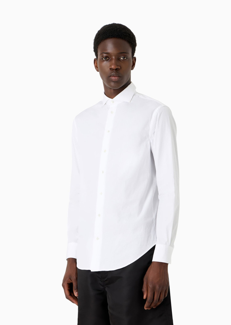 Сорочка деловая Slim fit для мужчин (477579), цвет Белый - №2