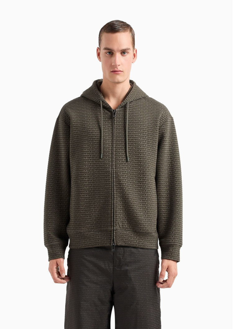 Спортивная кофта Regular Fit для мужчин (477582), цвет Оливковый - №2