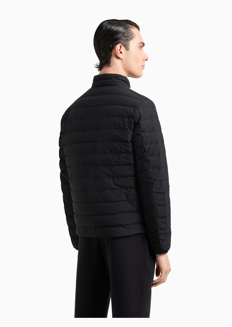Пуховик тонкий Regular Fit для мужчин (477583), цвет Черный - №4