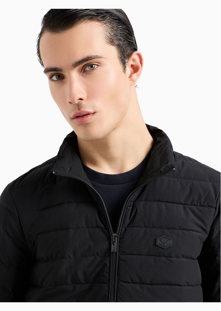 Пуховик тонкий Regular Fit для мужчин (477583), цвет Черный - №5