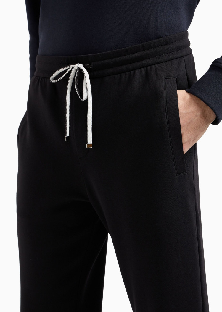 Брюки джерси Regular Fit Высокая для мужчин (477587), цвет Черный - №5
