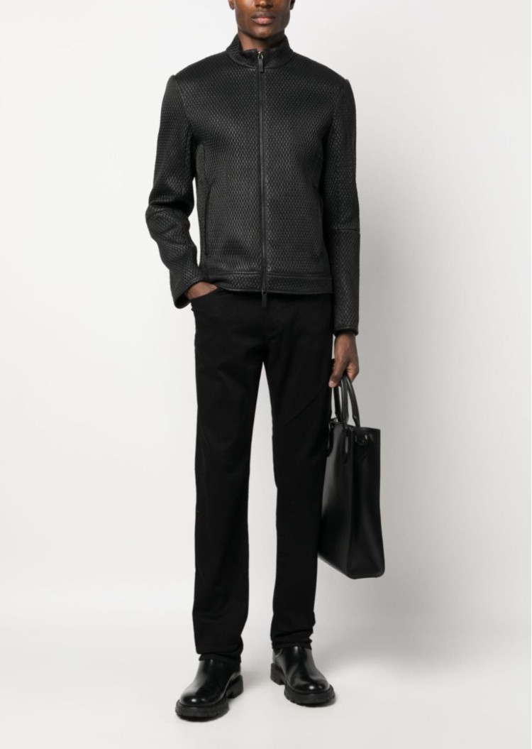 Брюки 5 карманов Slim Slim fit Низкая для мужчин (477590), цвет Черный - №3