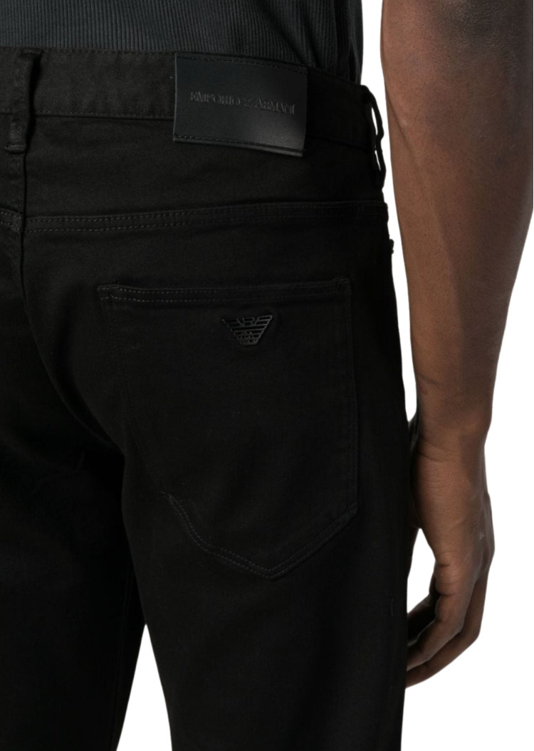 Брюки 5 карманов Slim Slim fit Низкая для мужчин (477590), цвет Черный - №5
