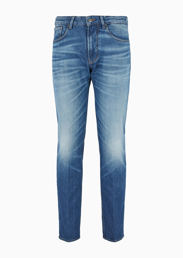 Джинсы Slim Slim fit Низкая для мужчин (477592), цвет Синий - №1