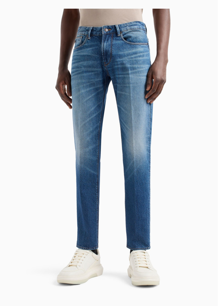 Джинсы Slim Slim fit Низкая для мужчин (477592), цвет Синий - №2
