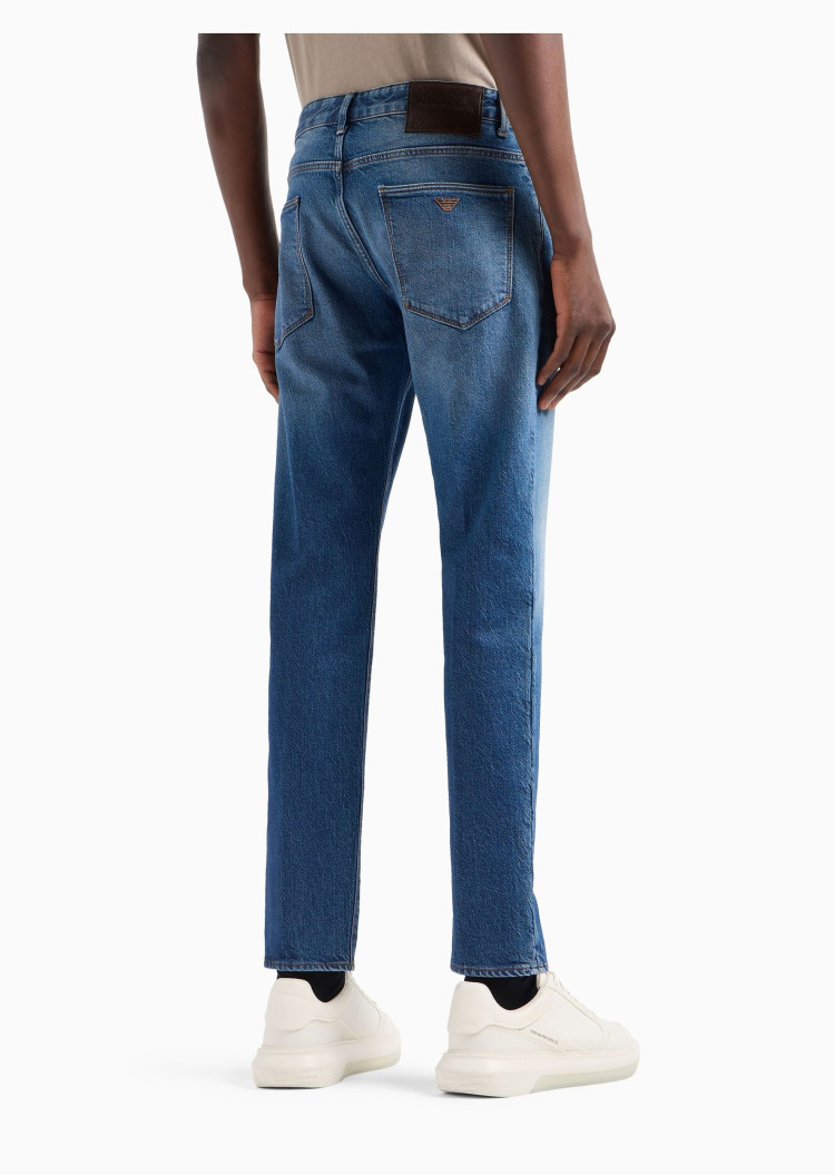 Джинсы Slim Slim Fit Низкая для мужчин (477592), цвет Синий - №4
