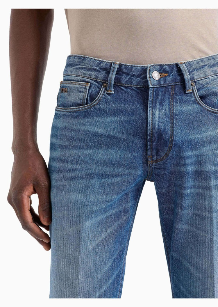Джинсы Slim Slim Fit Низкая для мужчин (477592), цвет Синий - №5